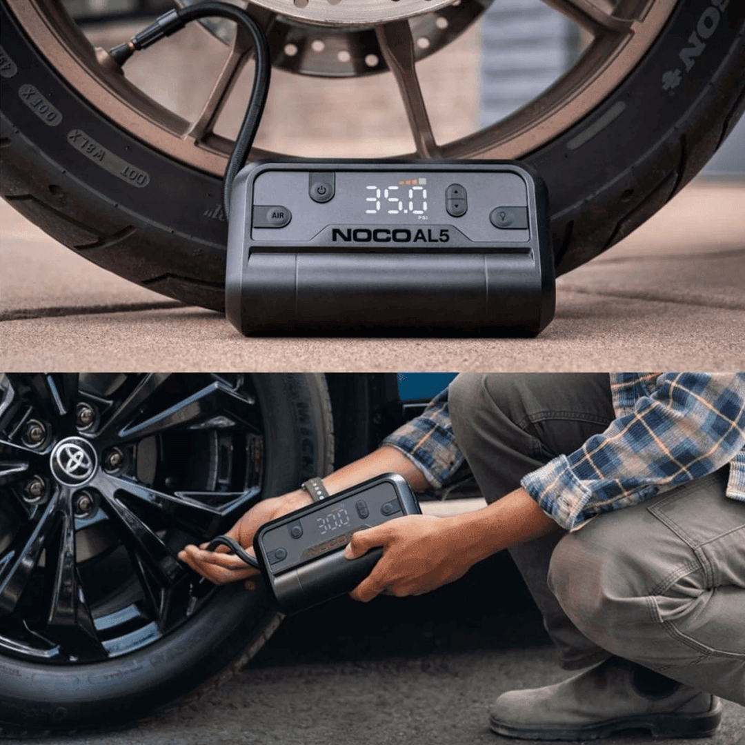 NOCO Air AL5 Cordless Tyre Inflator, Portable Rechargeable Air Compressor with USB-C & Digital Gauge - Image 4