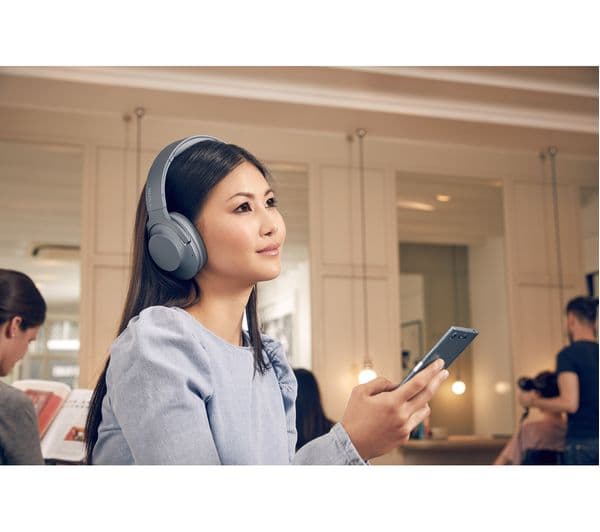 SONY WH-H900N Wireless Bluetooth Noise-Cancelling Headphones - Blue - Image 7