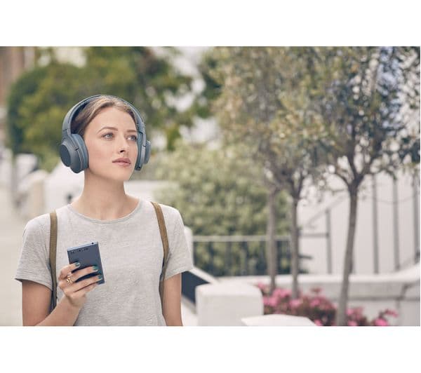 SONY WH-H900N Wireless Bluetooth Noise-Cancelling Headphones - Blue - Image 8