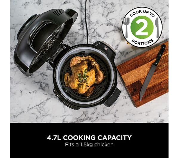 Ninja Foodi MINI OP100UK Multi Pressure Cooker & Air Fryer - Black - Image 3