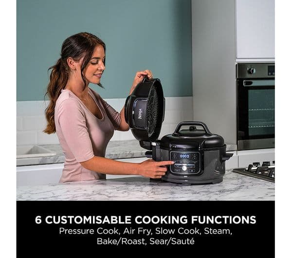 Ninja Foodi MINI OP100UK Multi Pressure Cooker & Air Fryer - Black - Image 4