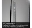 HAIER HFR5719ENPB Fridge Freezer - Slate Black thumbnail 7