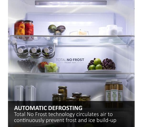 HAIER HFR5719ENPB Fridge Freezer - Slate Black - Image 10