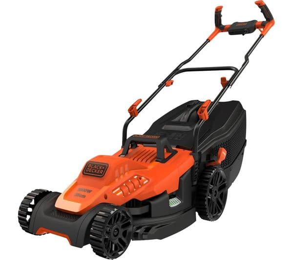 BLACK + DECKER BEMW471BH Corded Rotary Lawn Mower - Orange
