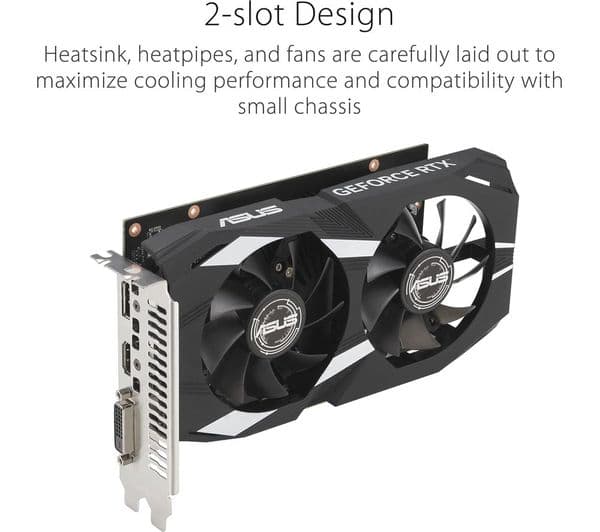 ASUS GeForce RTX 3050 6 GB GDDR6 Dual OC Graphics Card - Image 6