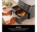 Ninja DZ300UK Dual Zone Air Fryer Gun Metal Grey thumbnail 4