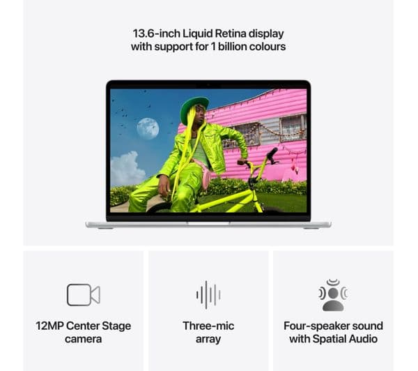 APPLE MacBook Air 13.6" (2026) - M5, 512 GB SSD, RAM 16 GB, Silver - Image 5