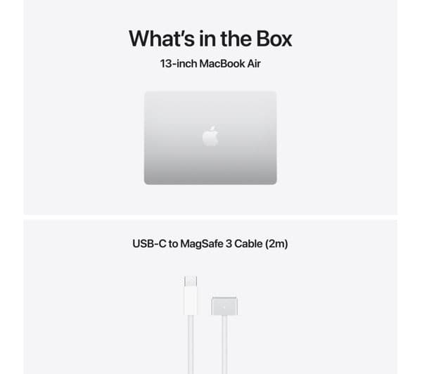 APPLE MacBook Air 13.6" (2026) - M5, 512 GB SSD, RAM 16 GB, Silver - Image 9