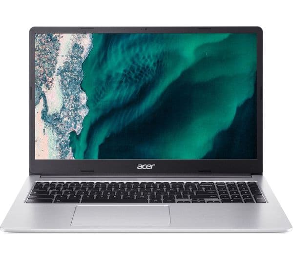 Acer Chromebook 315 CB315-4H 15.6 Inch FHD Laptop Intel Celeron N4500 4GB 64GB eMMC - Silver - Image 1