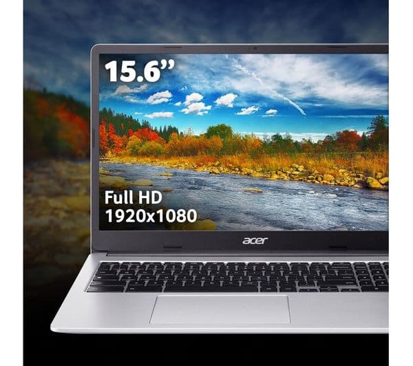 Acer Chromebook 315 CB315-4H 15.6 Inch FHD Laptop Intel Celeron N4500 4GB 64GB eMMC - Silver - Image 3