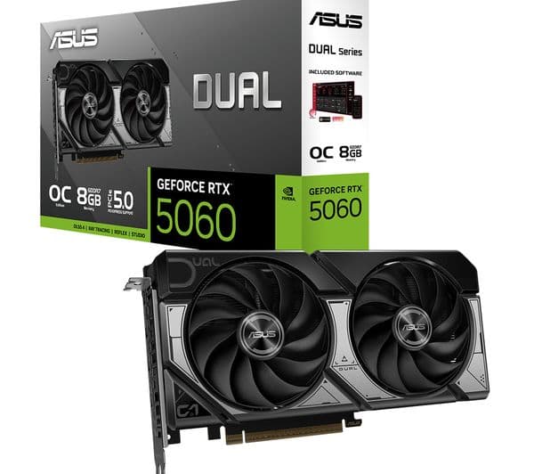 ASUS GeForce RTX 5060 8GB OC Dual Graphics Card Black - Image 8