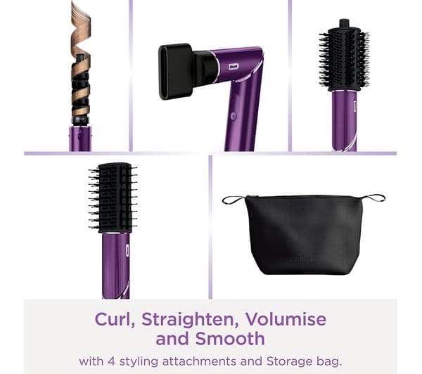 SHARK FlexStyle HD432VPUK Limited Edition 4-in-1 Air Styler & Hair Dryer - Violet Purple - Image 3