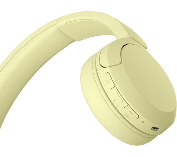 SONY WH-CH520Y Headphones Yellow - Image 2