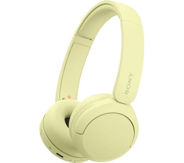SONY WH-CH520Y Headphones Yellow - Image 5