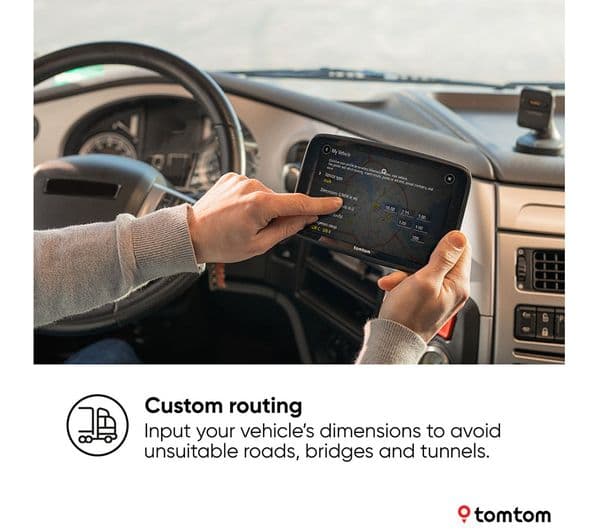 TOMTOM GO Expert Plus HGV 6" Sat Nav - Worldwide Maps - Image 2