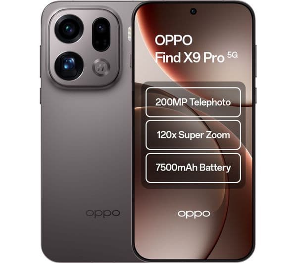 OPPO Find X9 Pro 512GB Titanium Charcoal - Image 1
