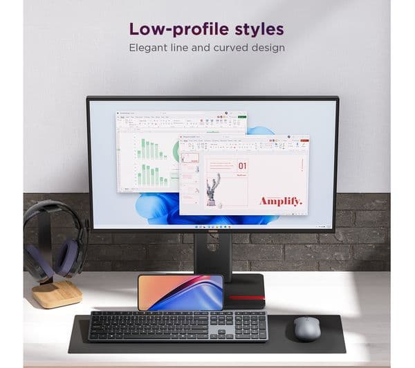 LENOVO 700 Wireless Keyboard Mouse Luna Grey - Image 5