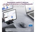 LENOVO 700 Wireless Keyboard Mouse Luna Grey thumbnail 4