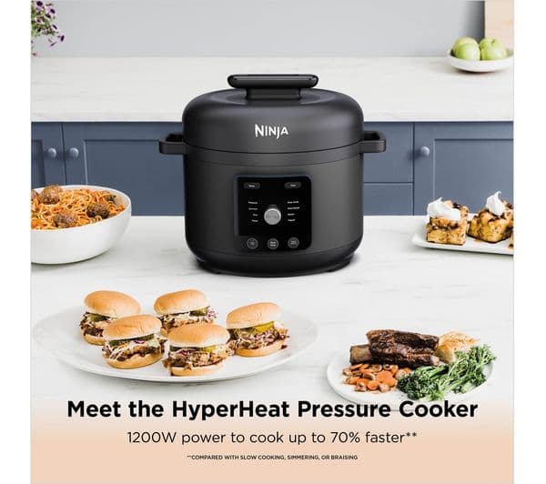 Ninja HyperHeat PC201UK 9-in-1 Pressure & Rice Cooker - Grey - Image 3