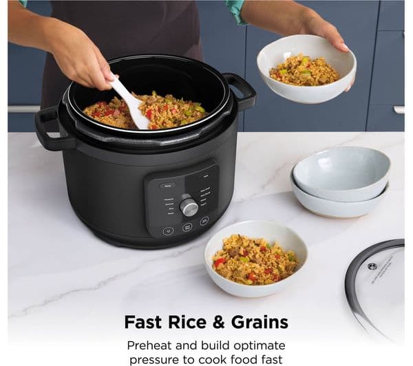Ninja HyperHeat PC201UK 9-in-1 Pressure & Rice Cooker - Grey - Image 7