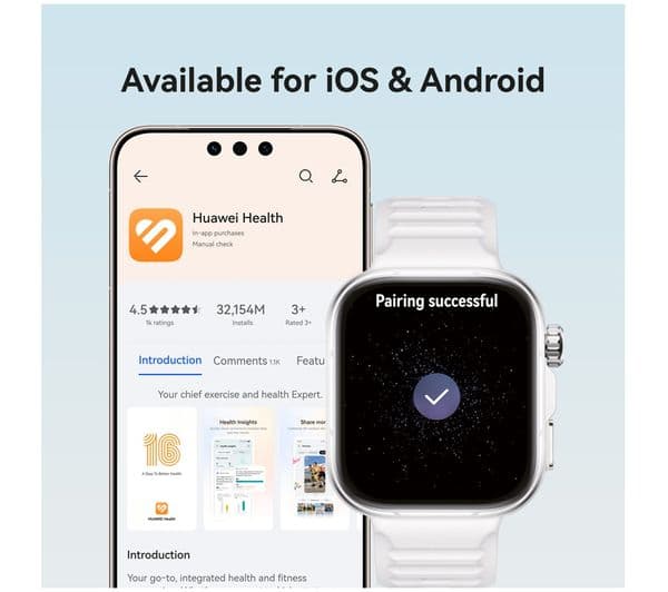 Huawei Watch Fit 5 Pro Smart Watch - White - Image 5