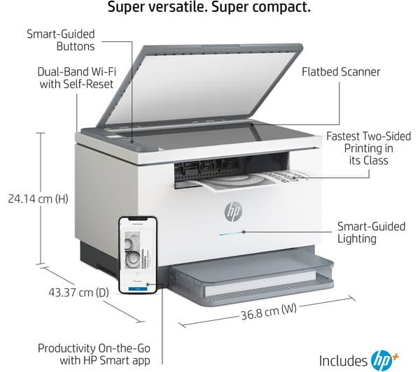 HP LaserJet MFP M234dwe AirPrint Monochrome All-in-One Wireless Laser Printer & Instant Ink with HP+ - Image 5