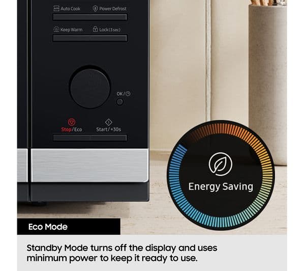 SAMSUNG MS23T5018AC/EU Solo Microwave - Charcoal - Image 9
