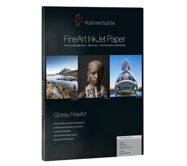 HAHNEMUEHLE FineArt A4 Metallic Photo Paper - 25 Sheets