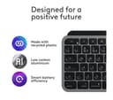 Logitech MX Keys S Mac Keyboard Space Grey thumbnail 5