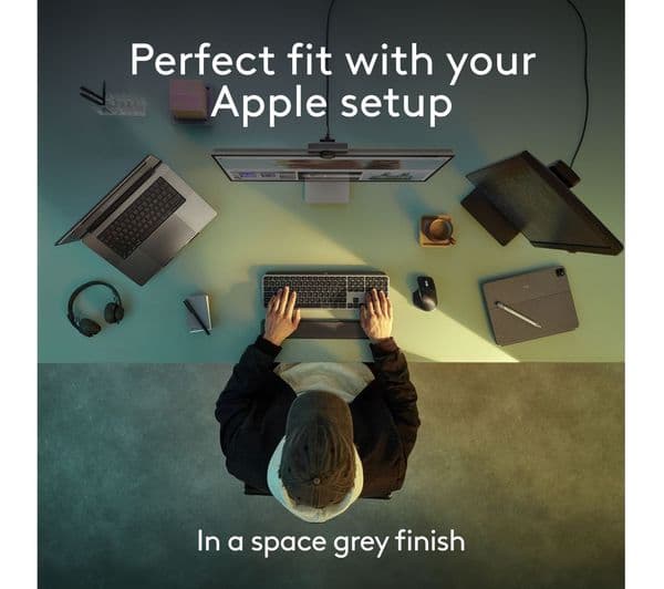 Logitech MX Keys S Mac Keyboard Space Grey - Image 9