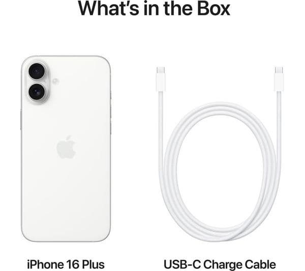 Apple iPhone 16 Plus - 256 GB, White - Image 3