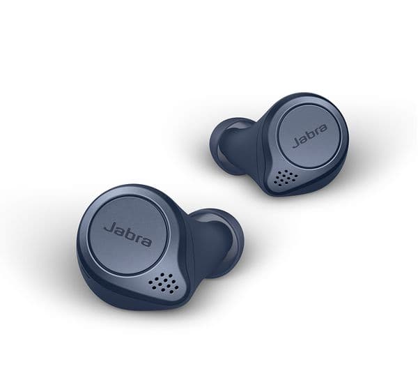 JABRA Elite Active 75T Wireless Bluetooth Noise-Cancelling Sports Earbuds - Navy - Image 6