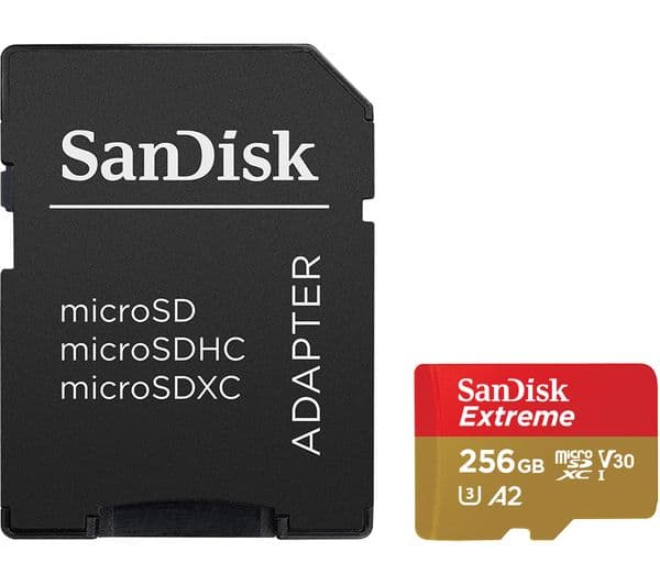 SANDISK Extreme Class 10 microSDXC Memory Card - 256 GB - Image 1