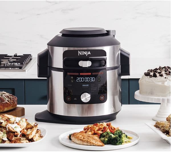 Ninja Foodi MAX 14-in-1 SmartLid OL650UK Multicooker - Stainless Steel & Black - Image 2
