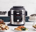 Ninja Foodi MAX 14-in-1 SmartLid OL650UK Multicooker - Stainless Steel & Black thumbnail 2