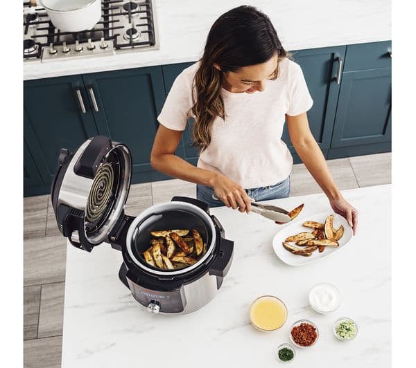 Ninja Foodi MAX 14-in-1 SmartLid OL650UK Multicooker - Stainless Steel & Black - Image 3