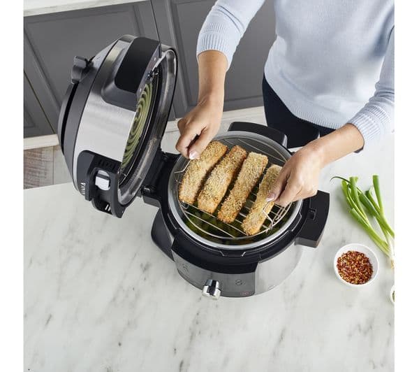 Ninja Foodi MAX 14-in-1 SmartLid OL650UK Multicooker - Stainless Steel & Black - Image 6