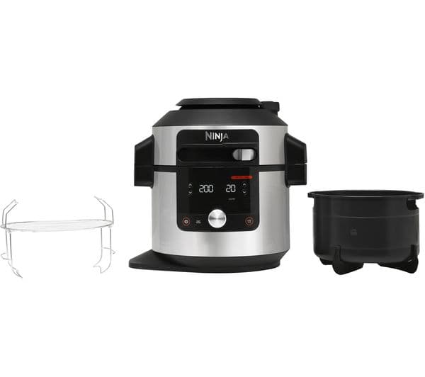 Ninja Foodi MAX 14-in-1 SmartLid OL650UK Multicooker - Stainless Steel & Black - Image 8