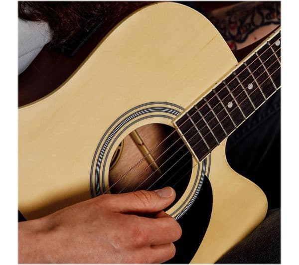 3RD AVENUE MX Cutaway Premium Electro-Acoustic Guitar Bundle - Natural - Image 3