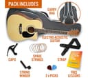 3RD AVENUE MX Cutaway Premium Electro-Acoustic Guitar Bundle - Natural thumbnail 5