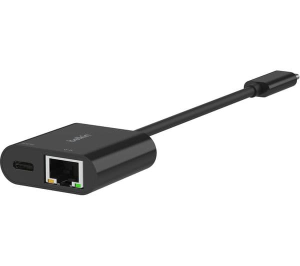 Belkin INC019BTBK USB Type-C to Ethernet Adapter Black - Image 2