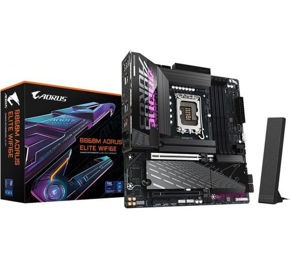 GIGABYTE Aorus Elite WiFi6E B860M Motherboard - Image 2