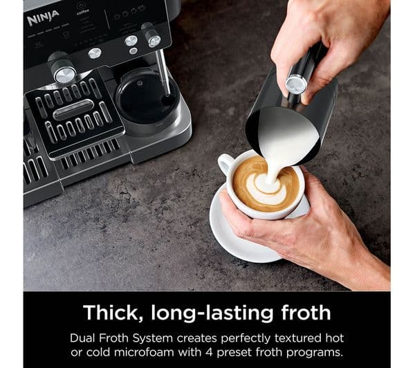 Ninja Luxe Cafe Premier Series ES601UKBK Bean to Cup Coffee Machine - Black - Image 5