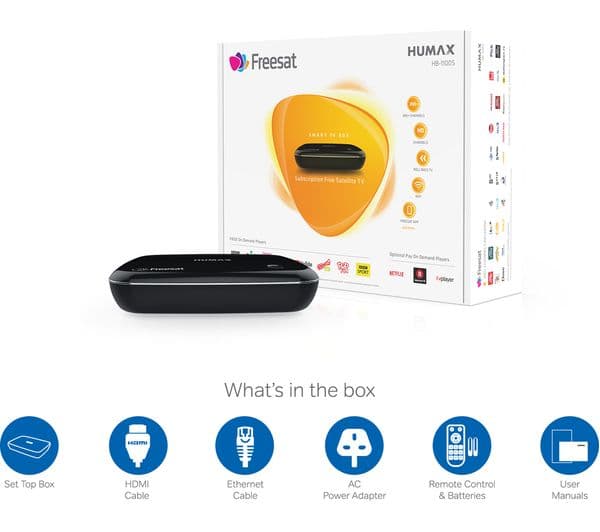 HUMAX HB-1100S Freesat+ HD Smart Set Top Box - Image 3
