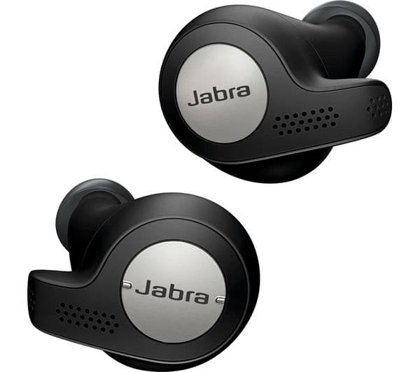 JABRA Elite Active 65t Wireless Bluetooth Sports Earbuds - Titanium Black - Image 1