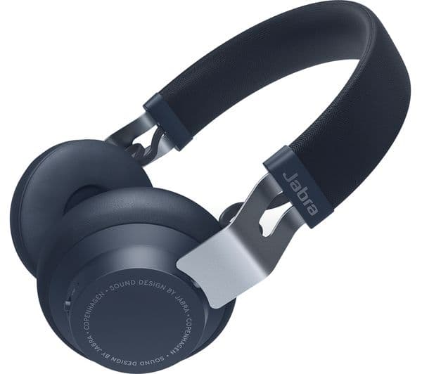 JABRA Move Style Wireless Bluetooth Headphones - Navy Blue - Image 9
