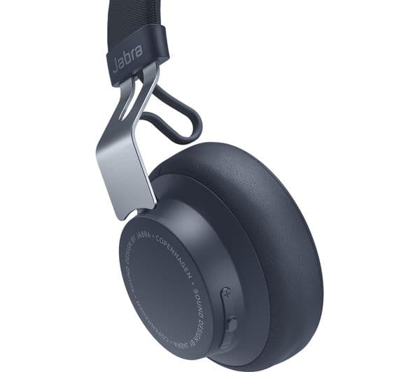 JABRA Move Style Wireless Bluetooth Headphones - Navy Blue - Image 3
