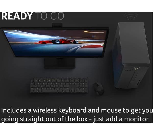 ACER Aspire TC-895 Desktop PC - Intel® Core™ i7, 1 TB HDD & 256 GB SSD, Black - Image 3