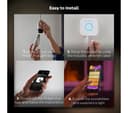 PHILIPS HUE White & Colour Ambiance Smart Lighting Starter Kit with Bridge - B22 thumbnail 3
