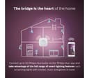 PHILIPS HUE White & Colour Ambiance Smart Lighting Starter Kit with Bridge - B22 thumbnail 4